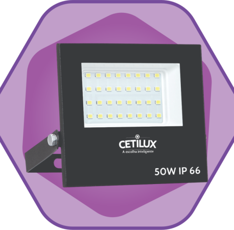 REFLETOR DE LED 50W VERDE 4000 LÚMENS IP 66